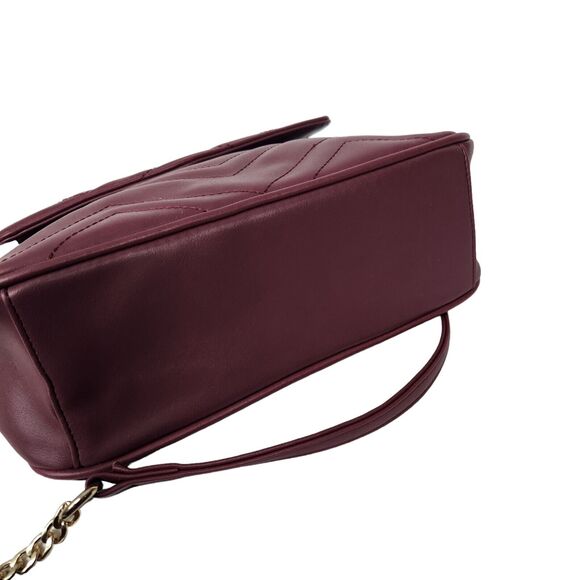 Summer & Rose Crossbody Bag Burgundy Top Handle - Picture 6 of 10